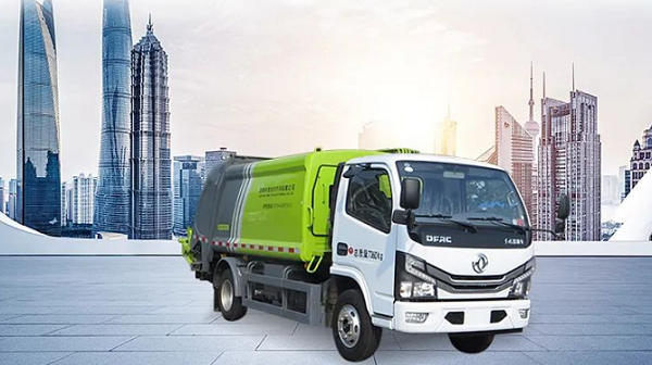凌宇壓縮式垃圾車-固廢生活垃圾污物克星！