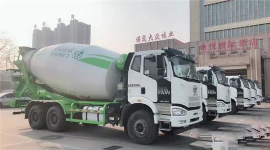 感謝有你，雄安有我！35臺凌宇攪拌車助力雄安新區(qū)建設(shè)